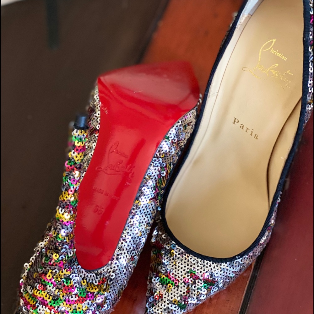 Multi Color Sequins Heels Christian Louboutin - image 3